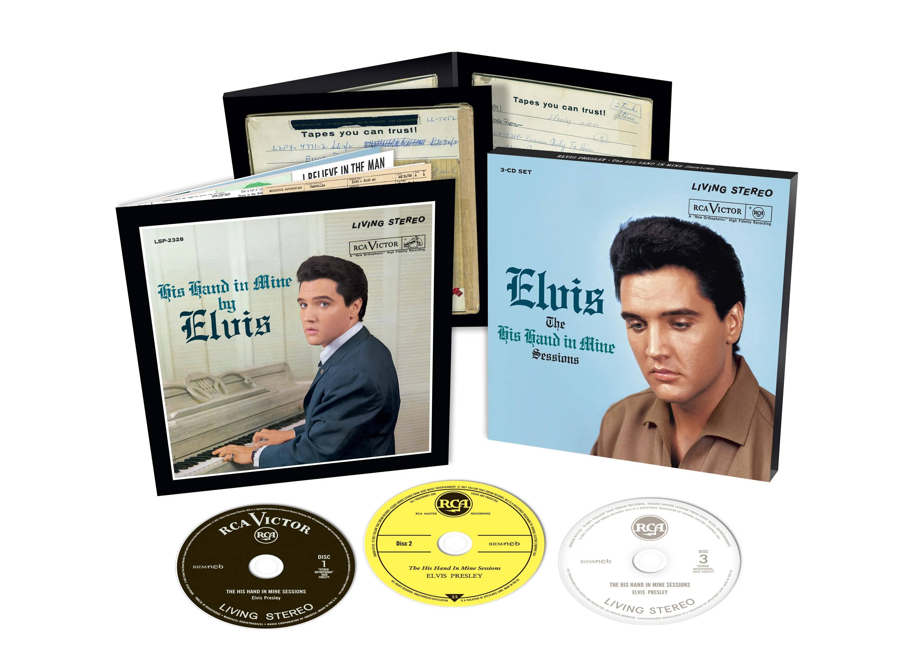 Elvis Presley His Hand in Mine Sessions : Box